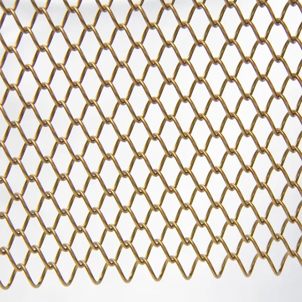 Aluminium Decorative Steel Metal Wire Screen Woven Architectural Mesh Ceiling Curtain Hanging Drapery Coil for Interior Design photo-5
