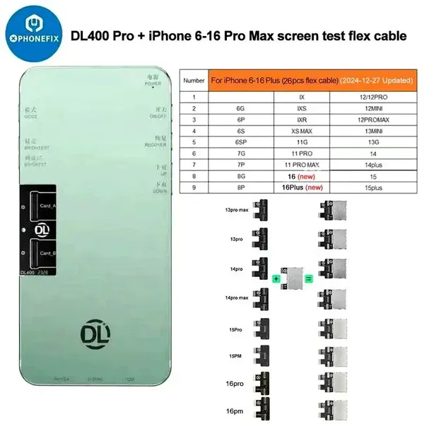 DL400 Pro Display Touch Digitizer Screen Tester For IPhone 6-17 Pro Max photo-5