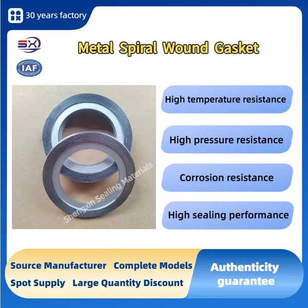Low Wear Spiral Gasket Long Service Life for Frequent Use Valves