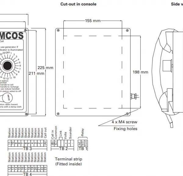 IMCOS-9024 Multi-way Self Powered Telephone photo-2