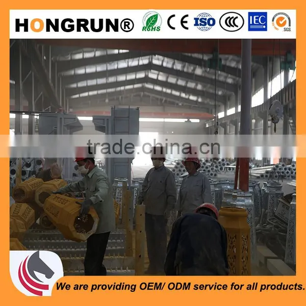 Conical Single-arm Street Lamp Pole Used for Urban Main Road Lighting photo-4