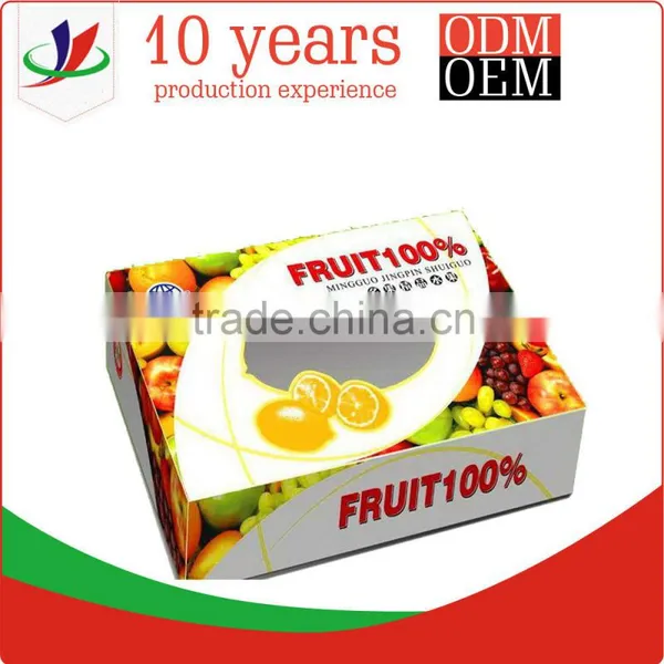 Corrugated Cardboard Cartons for Fresh Vegetables and Fruits