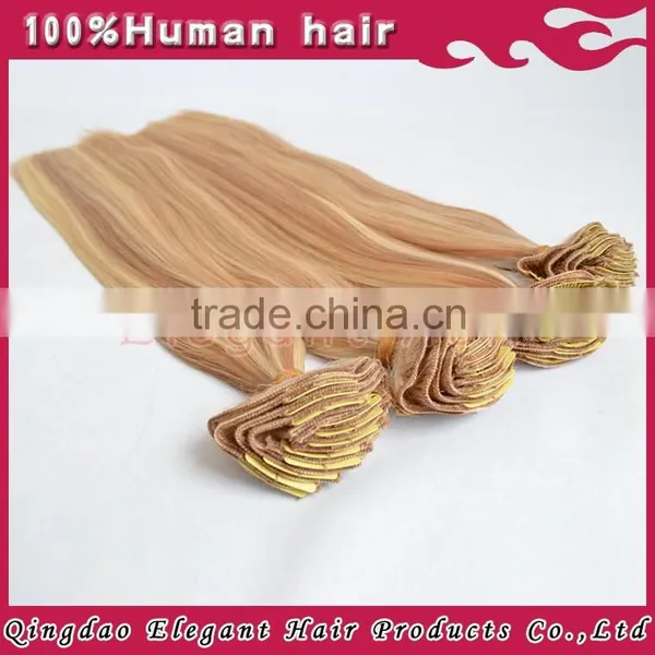 Best Selling Unprocessed Human Hair Ombre Curly Clip in Extensions photo-5
