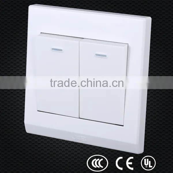 Lastest Wholesales Price Slide Transfer Socket Switch, Two Gang One Way Switch Quality Choice photo-2