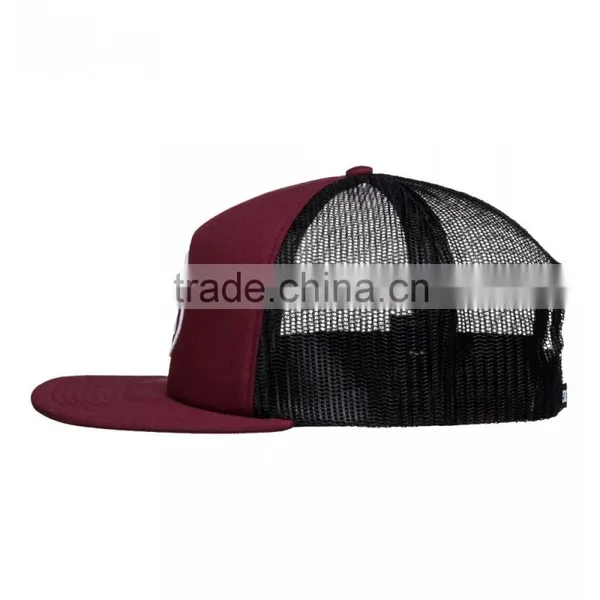 Cap Manufacturer High Quality Custom 5 Panel Flat Brim Trucker Hat photo-3