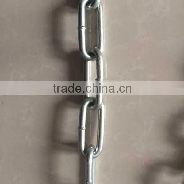 5mm Iron Hot Dipped Galvanized Long Marine Link Chain photo-4