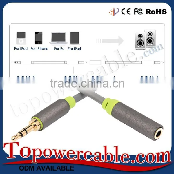 Manufacturing 3.5mm Headphone Jack To AUX Input Auxiliary Audio Cable Extension photo-4