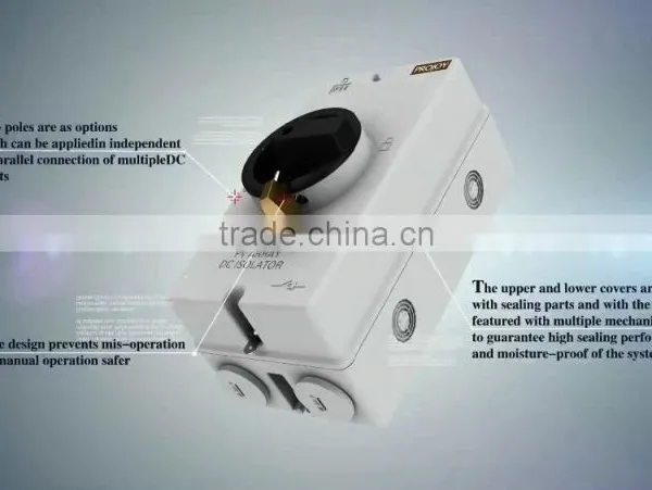 DC Isolator Switch Enclosure IP66 PV Solar -1500V 25A 2pole photo-4