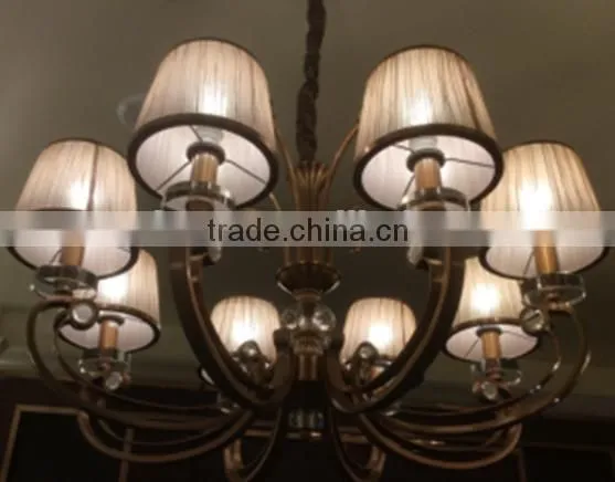 High Quality for Zhongshan American Crystal Chandelier Pendant Lamp Model RT 66118-10 photo-2