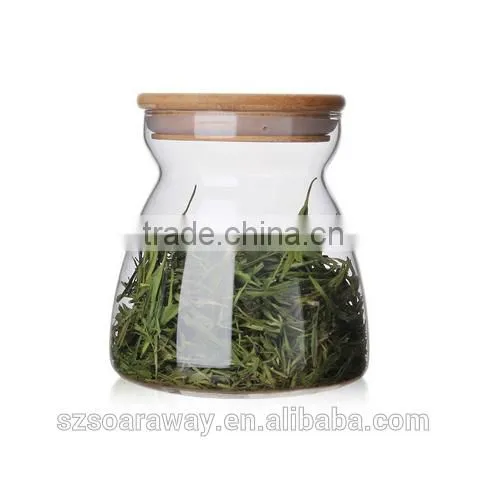 Clear Mini Small Wooden Stopper Glass Vial Jars Containers Bottle photo-3