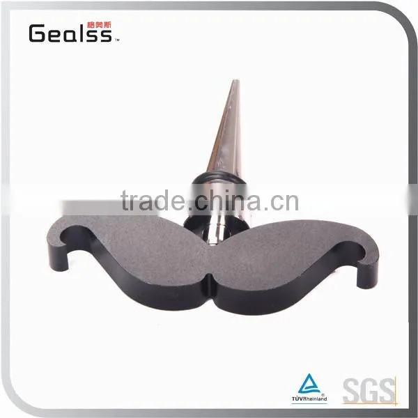 Promotional Wine Accessory Mustache Wine Stopper