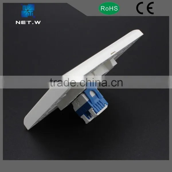 High Quality RJ45 Socket Wall Face Plate 86*86mm Model for Networking Cabling photo-4