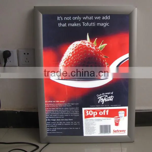 Edgelight AF19 Outdoor Slim Aluminous Frame Standing Double Side Slim Advertising Light Box photo-4