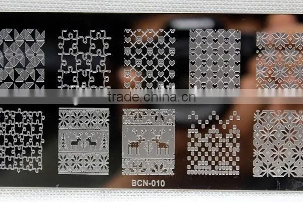 Nail DIY Tips Design Black Nail Art Image Printing Plate Polish Stamping Template Low-priced photo-3
