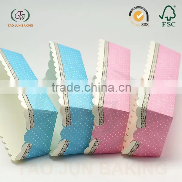 14*5*4cm Rectangle Shaped Disposable Cake Container Baking Cups photo-6