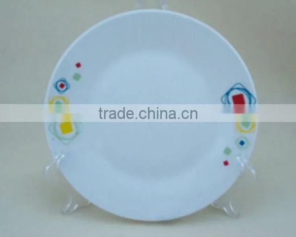 Cheap White Porcelain Dessert Plates,porcelain Compartment Plate,porcelain Meat Plate photo-2