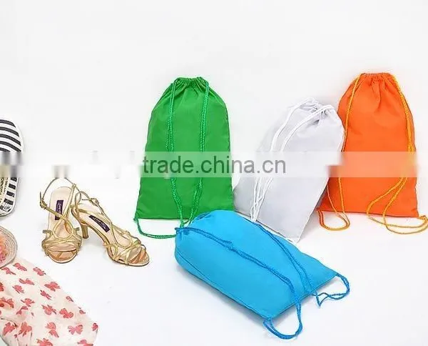 Customized Printed Drawstring Shoe and Bag Polyester Drawstring Shoe Bag photo-5