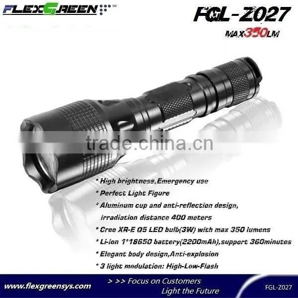 18650 Battery Perfect Light Figure Q5 LED Flashlight photo-2