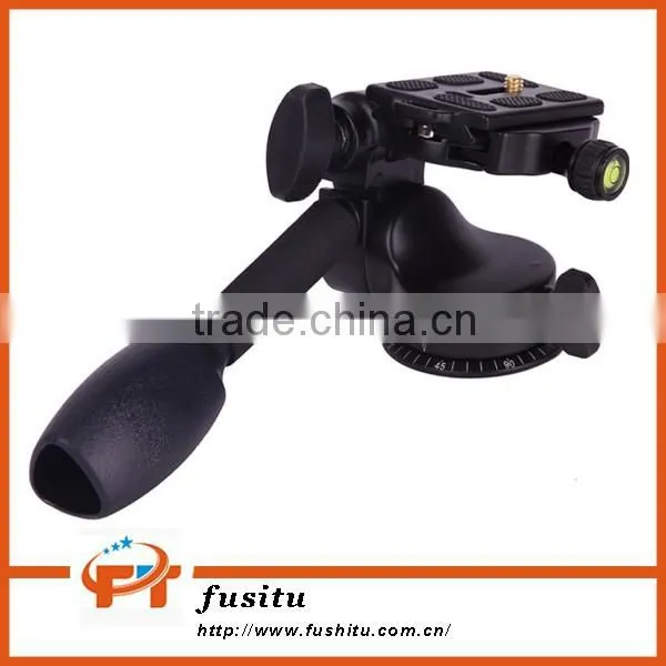 Heavy Duty 3D Q-08 Panoramic Head With Bubble Level For Camera photo-3