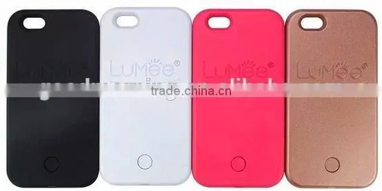 Fashion LED Light Iiuminated Selfie Case For Plastic Cover photo-2