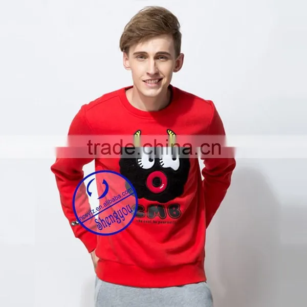 2015 Custom High Quality Mens Pullover Sweatshirts With Printed photo-2