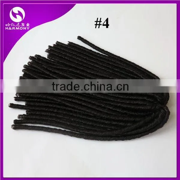 HARMONY 18inch 110grams Burgundy Color Synthetic Hair Synthetic Dread Locks Twist Hair Extensions Dreadlocks Braiding Hair photo-3