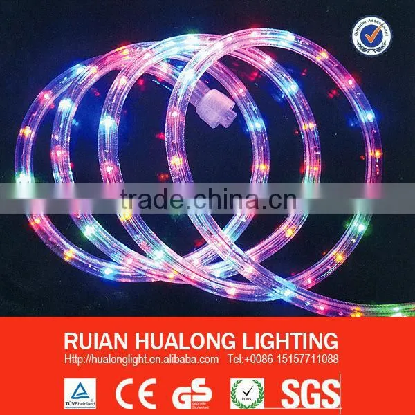 110v 230v 2wire Round Ip65 100m Outdoor Waterproof White Led Rope Light photo-4