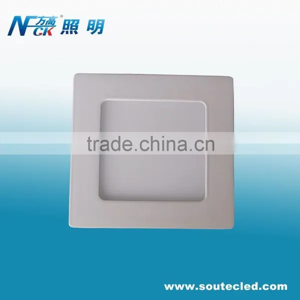 White Color Aluminum House 12watt Square Led Light Panel Fixture China Quality Led Panel Light Manufacturer
