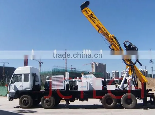 600M 6X4 Truck Mounted Hydraulic Water Well Borehole Drilling Rig for Mud Drilling and Air Compressor