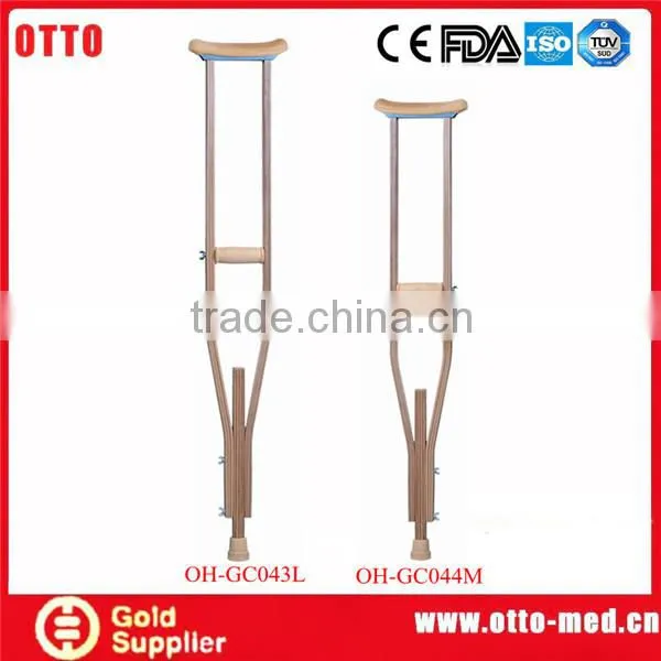 Standard Height Adjustable Aluminum Underarm Crutches photo-3