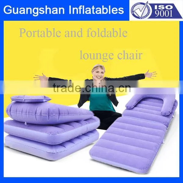 Home Garden Outdoor Furniture PVC Inflatable Beach Chair photo-4