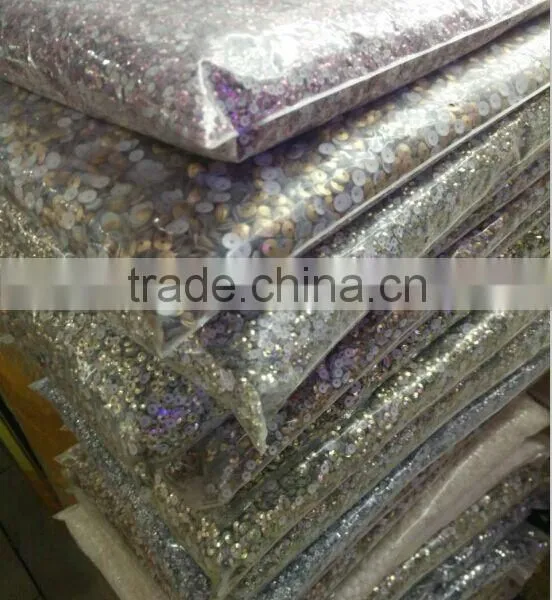 new style hot fix hole loose sequin material and sticker