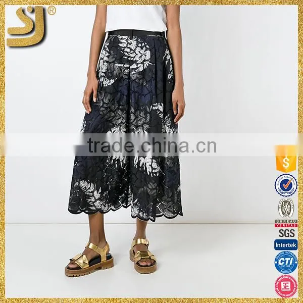 Hot Selling Black Culottes Pant for Lady photo-6