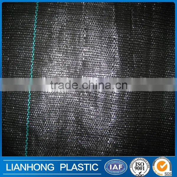 Agriculture Black Weed Mat With Lines