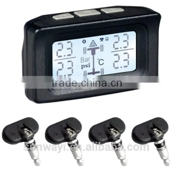 433.92MHz RF TPMS built-in type car wireless lcd display TPMS sensor