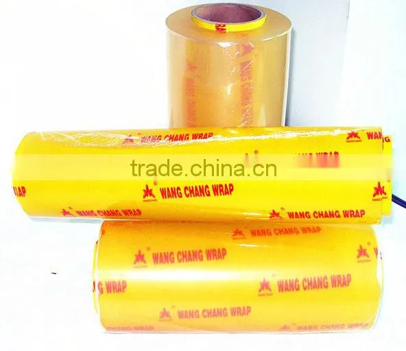 Plastic Wrap Food Grade Pvc Cling Film ,customize Logo Pvc Cling Film Roll photo-2