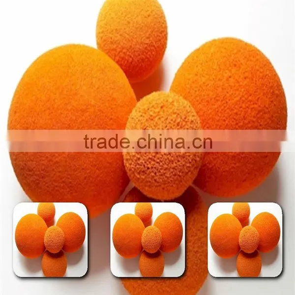 Column Rubber Foam Cleaning Sponge Balls Tubing Cleaning Ball photo-2