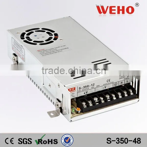 2014 2 Years Warranty S-300-48 350w 7.3a 48v Switching Power Supply