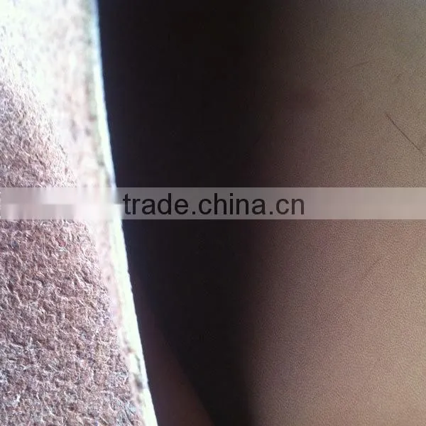 BURNISH FLOCKING CUERO LISO PU LEATHER FOR MEXICO MARKET photo-4