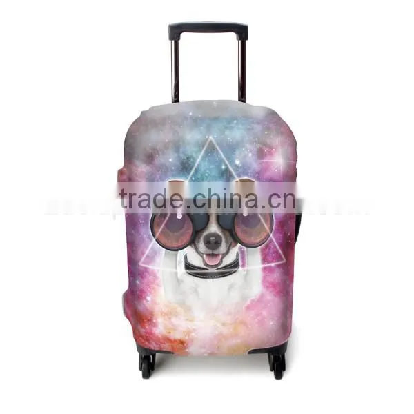 Luckiplus Cute Spandex Luggage Cover Trolley Case Cover Waterproof Luggage Cover photo-2