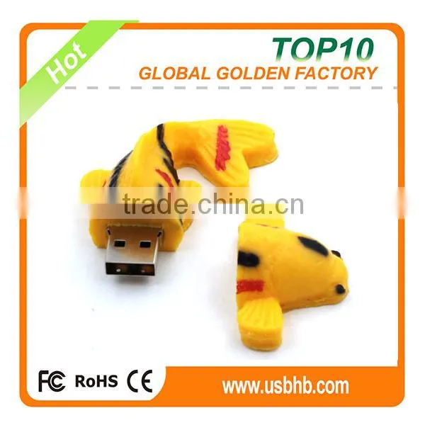Cheap PVC Gold Fish Usb Flash Drive photo-6