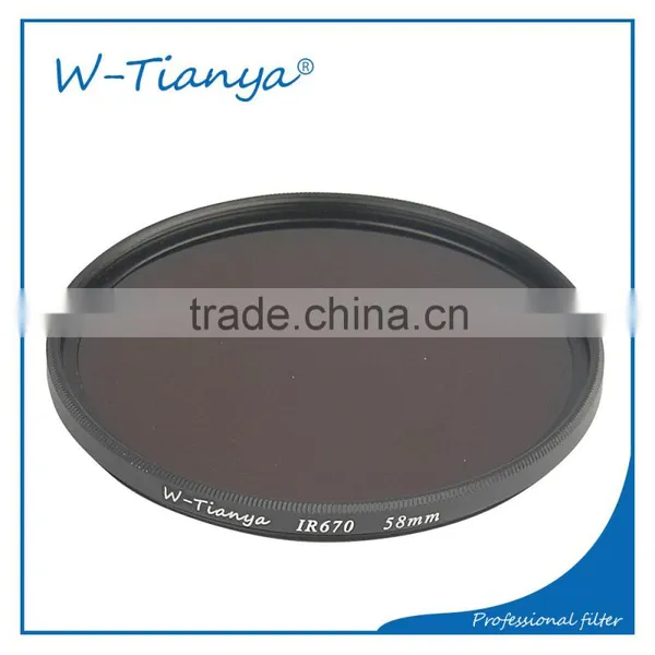 W-tianya 58mm Camera ir Filter 680nm,720nm, 760nm,850nm,950nm Infrared Filter All Kinds of Lens