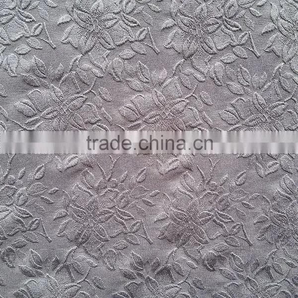Nylon Spandex Floral Jacquard Knit Fabric photo-2
