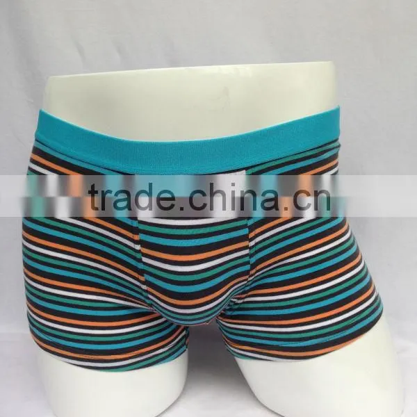Huoyuan Sexy Made in China Mens Stripe Boxer Shorts Collection