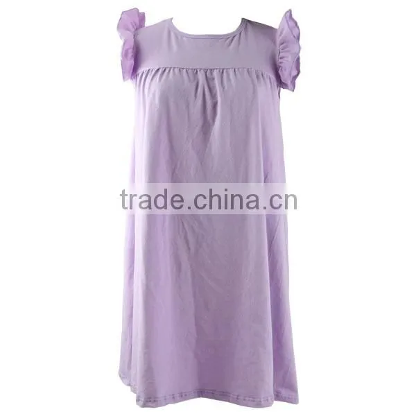 Beautiful Long Frocks Images Children Boutique Clothing Baby Girls Dress Pure Cotton Dress photo-2