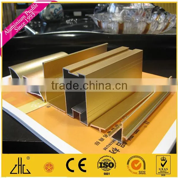 Wow!! Satin Brushed Anodized Sliding Door Aluminum Extrusion Manufacturer/ Sliding Door Wardrobe Sliding Door Profile Aluminum photo-5