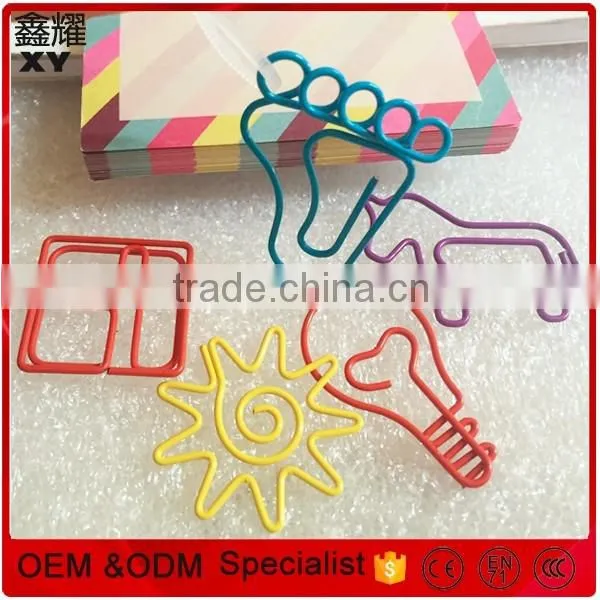 Unique Fancy Custom Shapes Metal Paper Clips for Promotion photo-2