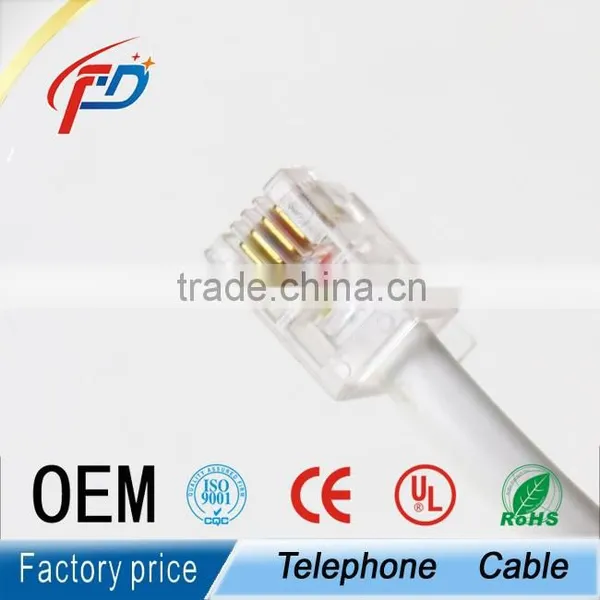 High Quality 2 Wire 1 Pair Rj11 Telephone Cable photo-4