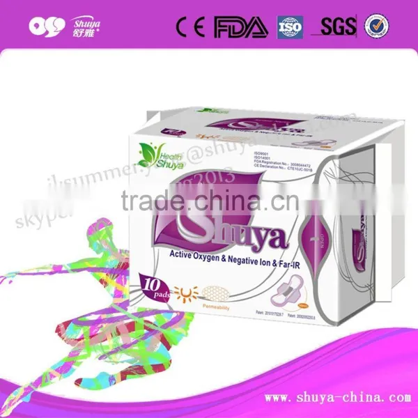 2016 Whosale Airlaid Paper Raw Material Sanitary Napkin for Woman