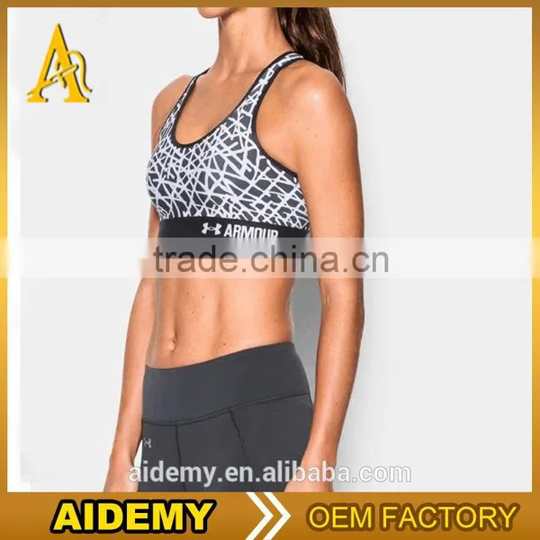 Nylon Spandex Bras Dry Fit Womens Gym Wear Sexy Yoga Bra Wholesale Sports Bra photo-4